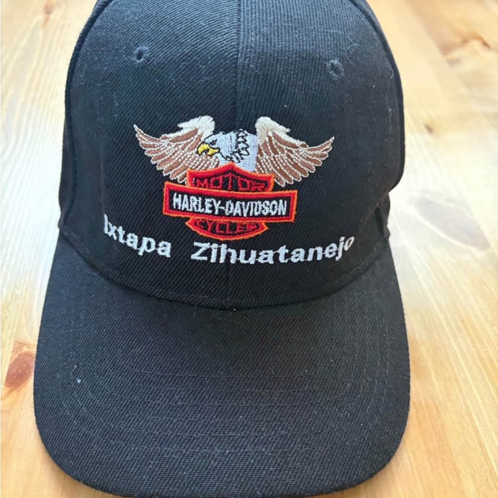 Harley-Davidson Black Cap with Eagle and Logo